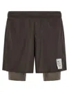 Satisfy Techsilk™ Bermuda And Short Gray In Brown