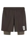 Satisfy Techsilk™ Bermuda And Short Gray In Animal Print