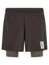 Satisfy Techsilk™ Bermuda And Short Gray In Brown