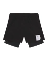 Satisfy Techsilk Cordura 8 Shorts In Black
