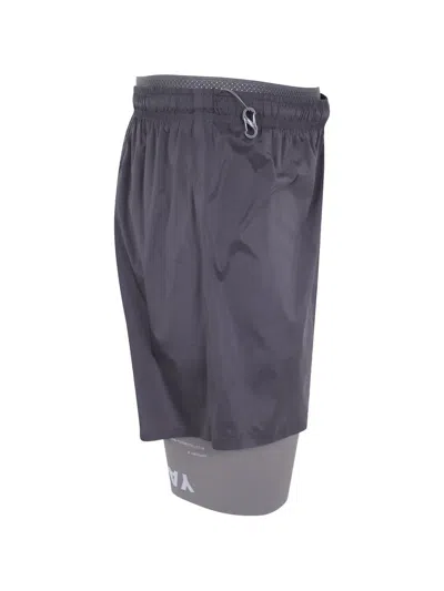 Satisfy Techsilk Layered Shorts In Gray