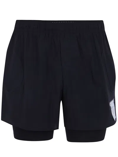 Satisfy Trail Shorts "rippy Cordura 5 Trail" In Black