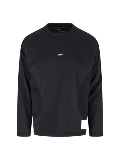 Satisfy T-shirt "fuzzfleece™ Octa®" In Schwarz