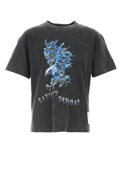 Satisfy Mothtech Chrome Eagle T-shirt In Black