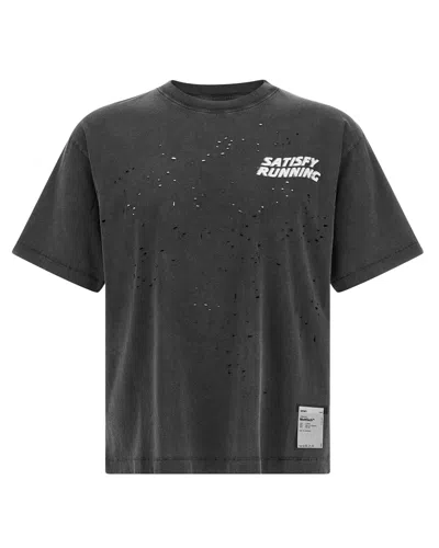 Satisfy T-shirt Mothtech Aged Black Wa In 00a08