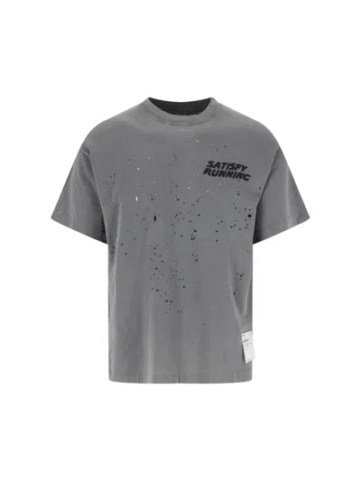 Satisfy T-shirt "mothtech" In Gray