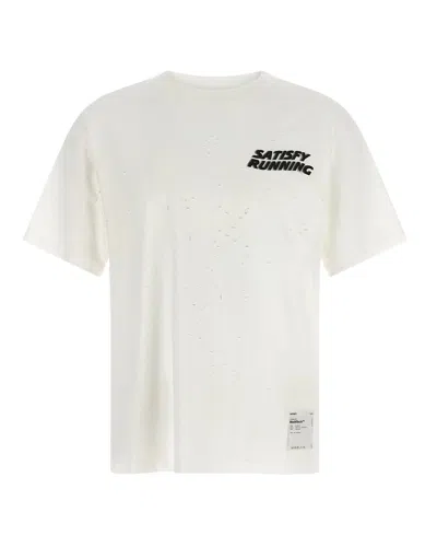 Satisfy T-shirt Mothtech Running Off White