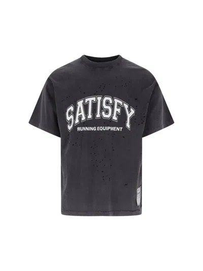 Satisfy T-shirt "mothtech" In Schwarz
