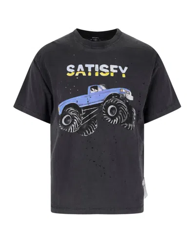 Satisfy T-shirt Mothtech Truck Aged Black