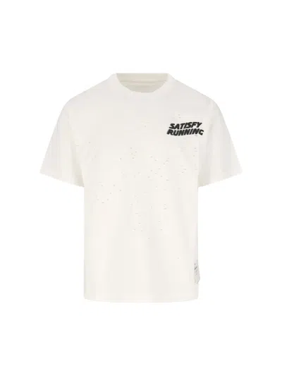 Satisfy T-shirt Mothtech In White