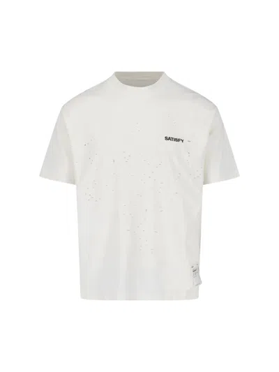 Satisfy T-shirt "mothtech™" In White