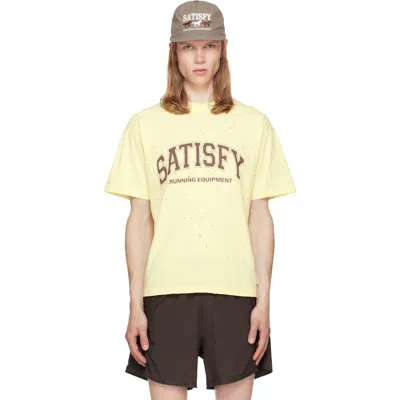 Satisfy Yellow Mothtech T-shirt In Neutral