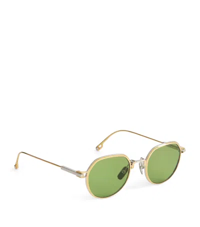 Sato Belel Sunglasses In Green