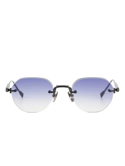 Sato Eyewear Terebellum I Pantos-frame Sunglasses In Black