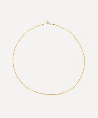 Satomi Kawakita 14ct Gold Herringbone Chain Necklace In Red