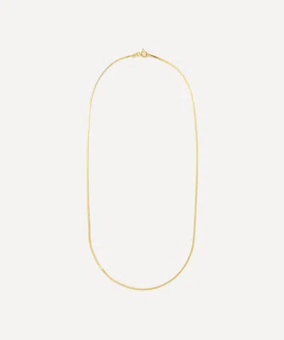 Satomi Kawakita 14ct Gold Herringbone Necklace