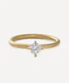 Satomi Kawakita 18ct Gold 4.5mm Noble White Diamond Ring