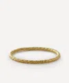 Satomi Kawakita 18ct Gold Homespun Stacking Ring
