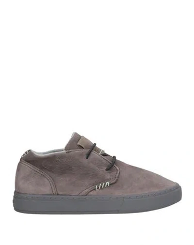 Satorisan Man Ankle Boots Grey Size 8 Leather In Grey