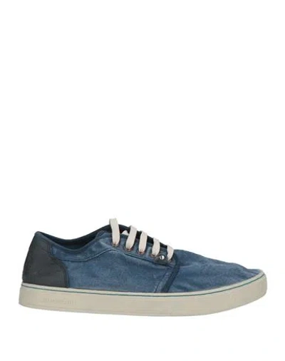 Satorisan Man Sneakers Blue Size 10 Textile Fibers