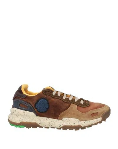 Satorisan Man Sneakers Brown Size 14 Leather