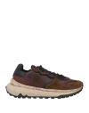 Satorisan Man Sneakers Burgundy Size 9 Leather In Red