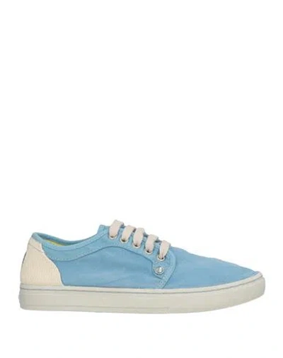 Satorisan Man Sneakers Light Blue Size 5 Textile Fibers