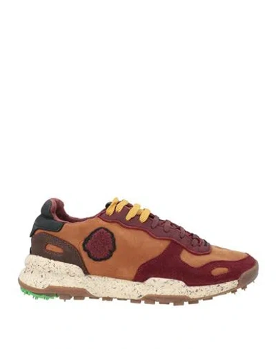 Satorisan Man Sneakers Light Brown Size 11 Leather In White
