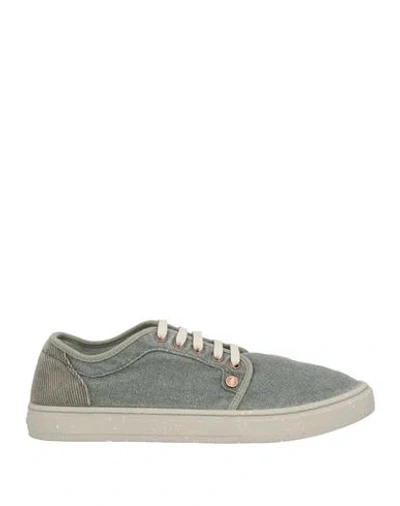 Satorisan Man Sneakers Sage Green Size 10 Textile Fibers In Sage Green
