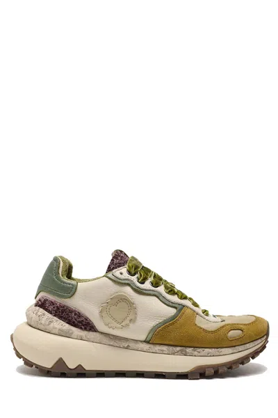 Satorisan Multicolor Leather Low-top Sneakers