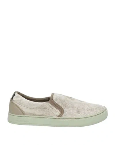 Satorisan Woman Sneakers Khaki Size 10 Leather, Textile Fibers In Beige