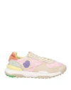 Satorisan Woman Sneakers Pink Size 11 Leather, Textile Fibers In Pink