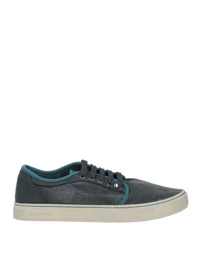 Satorisan Woman Sneakers Slate Blue Size 6 Leather In Black