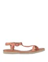 Satorisan Toe Strap Sandals In Pink