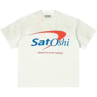 Pre-owned Satoshi Nakamoto Bank Of Satoshi T-shirt 'white' | Men's Size L