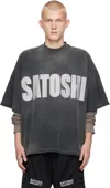 SATOSHI NAKAMOTO BLACK JUMBO FONT OVERSIZED T-SHIRT