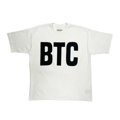 Pre-owned Satoshi Nakamoto Btc Short Sleeve Tee Shirt White