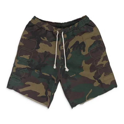 Satoshi Nakamoto Camo Moto Shorts In Multi