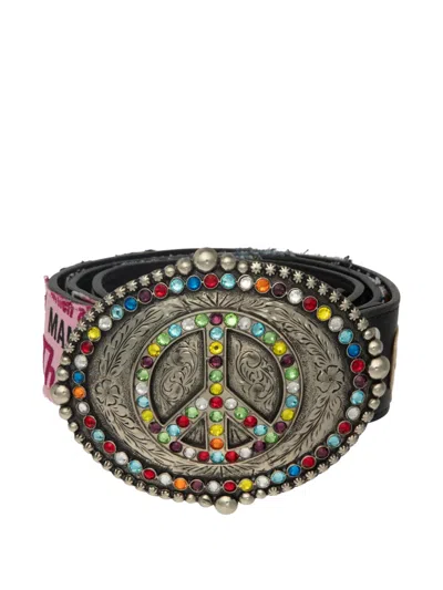 Satoshi Nakamoto Codex Crystal-embellished Belt In Multi