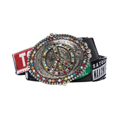 Pre-owned Satoshi Nakamoto Codex Patch Belt 'multicolor' | Multi-color | Men's Size 95
