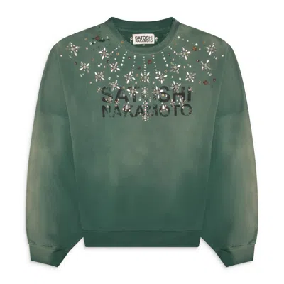 Satoshi Nakamoto Crystal Castle Crewneck Green In L