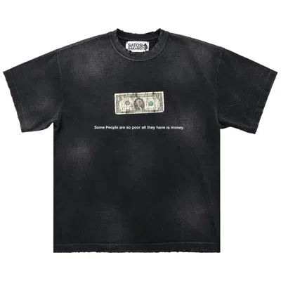 Pre-owned Satoshi Nakamoto Cup Half Full Tee 'black' | Men's Size Xl