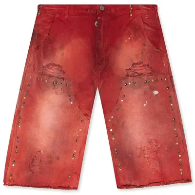Satoshi Nakamoto Danny's Carpenter Short In Red