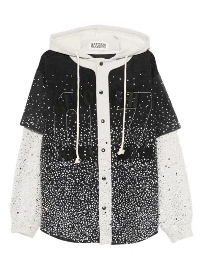 Satoshi Nakamoto Embellished Long-sleeve Hoodie In Multi