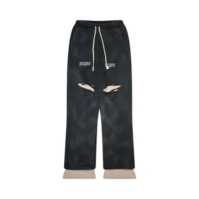 Pre-owned Satoshi Nakamoto Holy Ghost Layered Sweatpant 'black' | Men's Size L