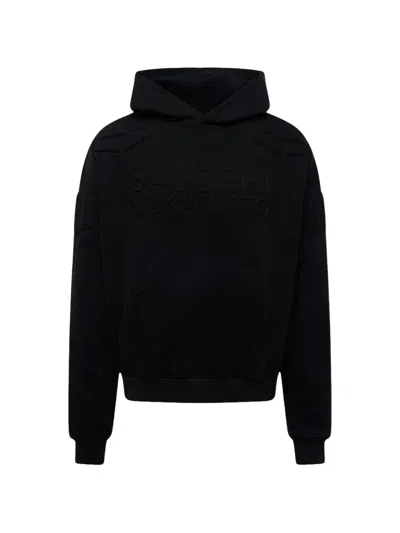 Satoshi Nakamoto Logo Hoodie In Black