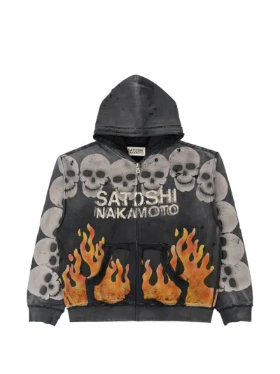 Satoshi Nakamoto Lost Boys Logo-print Hoodie In Multi