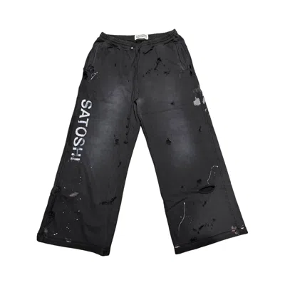 Pre-owned Satoshi Nakamoto Luke Fleece Sweatpant 'black' | Men's Size L