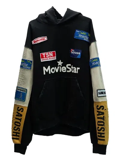 Satoshi Nakamoto Movie Star Hoodie In Black