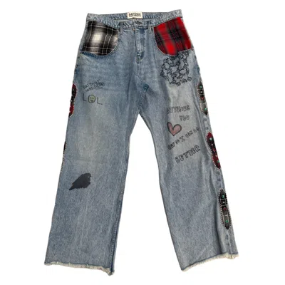 Satoshi Nakamoto Nessa Pant In Blue